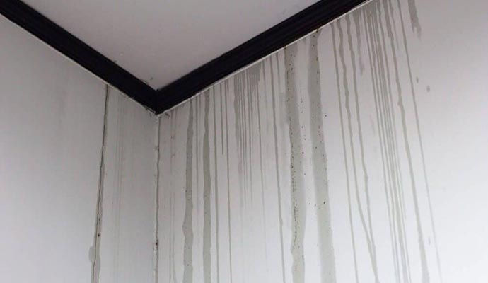 wall leak detection